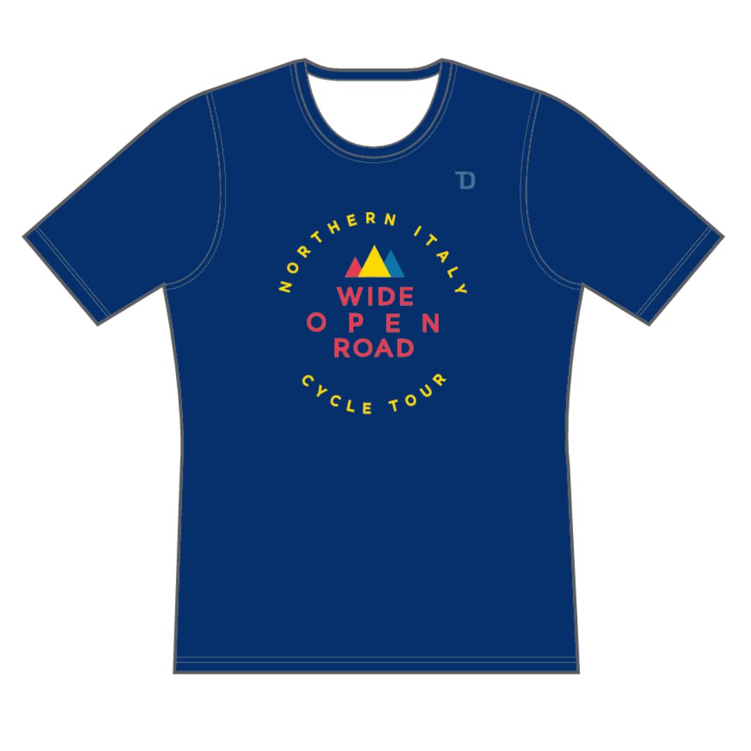 Detour Casual Tee - Northern Italy Cycle Tour